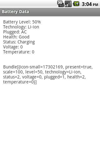 Battery Details