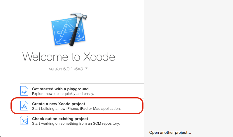 create-new-xcode-project