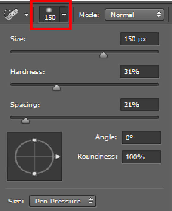 Spot healing on sale brush tool