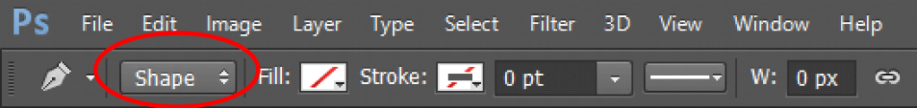 select-shape-from-the-options