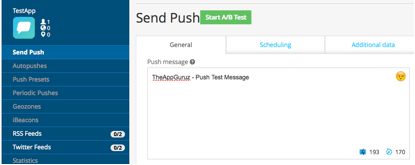 send-push-start-test