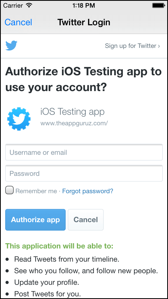 authorize-ios-testing-app-to-use-your-account