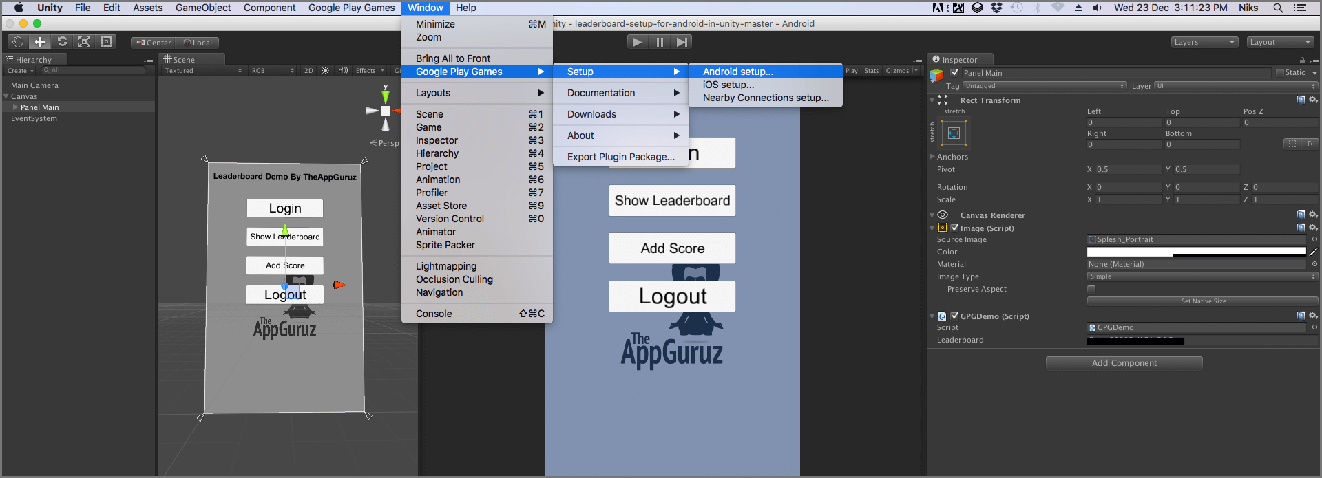 How to Set Up Google Play Leaderboards in Unity!