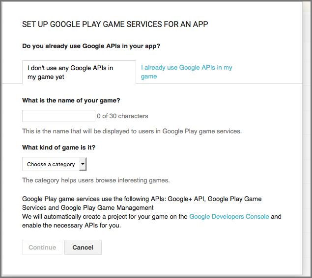 Using Google Play Services Leaderboards