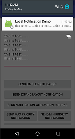 Simple Notification