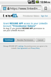 android linkedin connection
