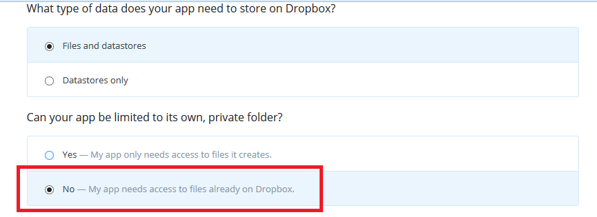 already on Dropbox