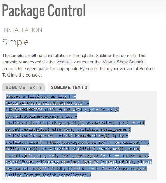 package-control