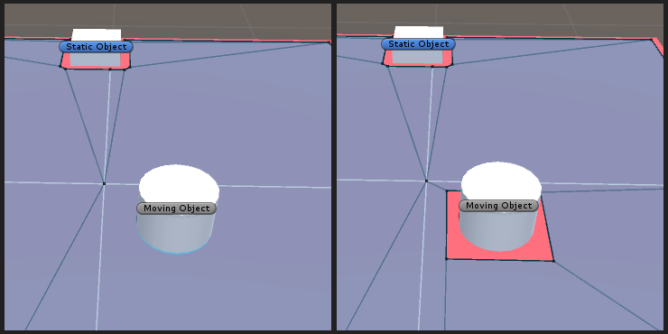 NavMesh obstacle carving