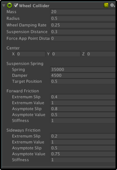 wheel Collider toolbox